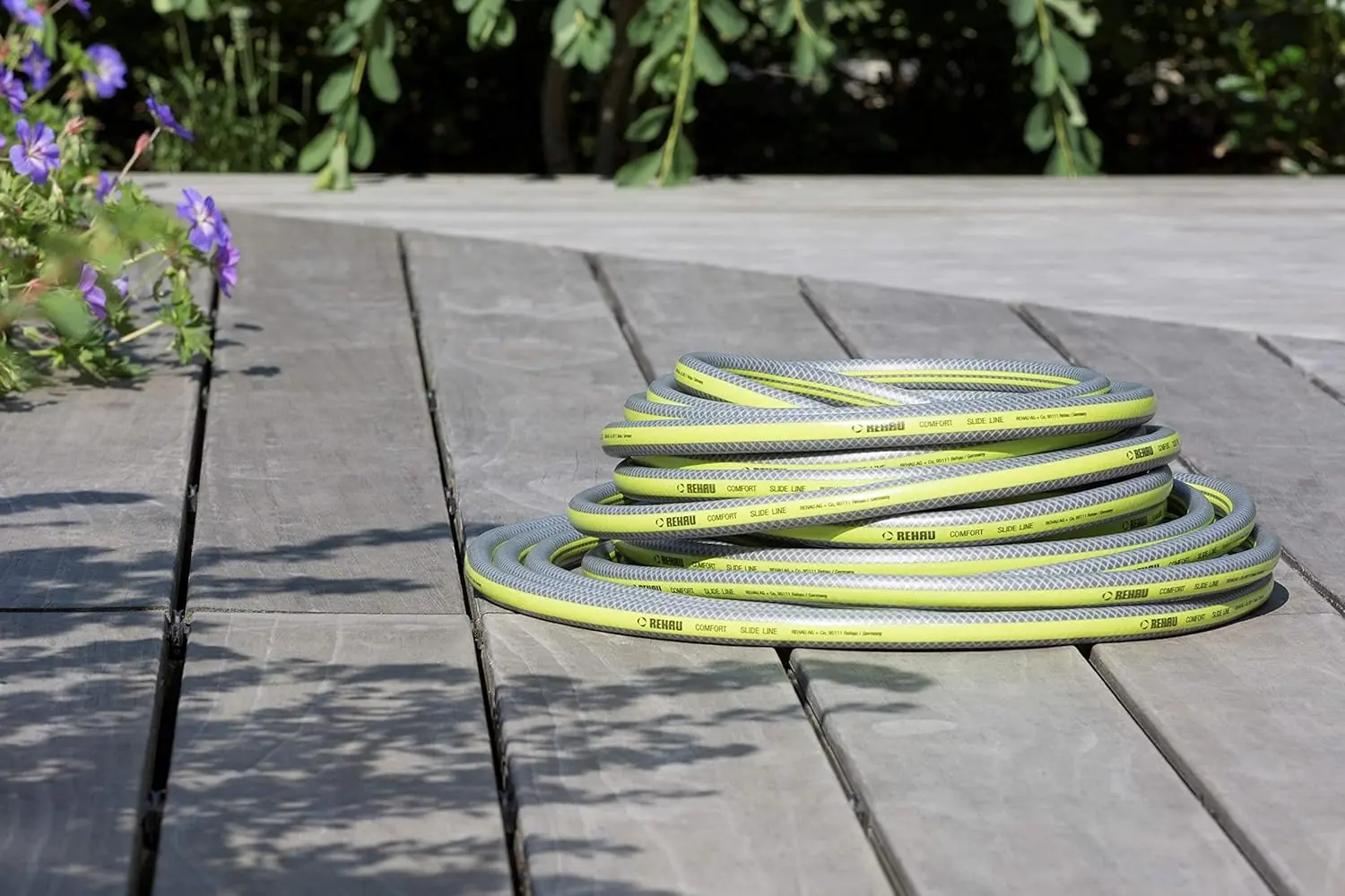 Шланг для полива Rehau Slide Line 1/2 50m (Grey/Green) - 5