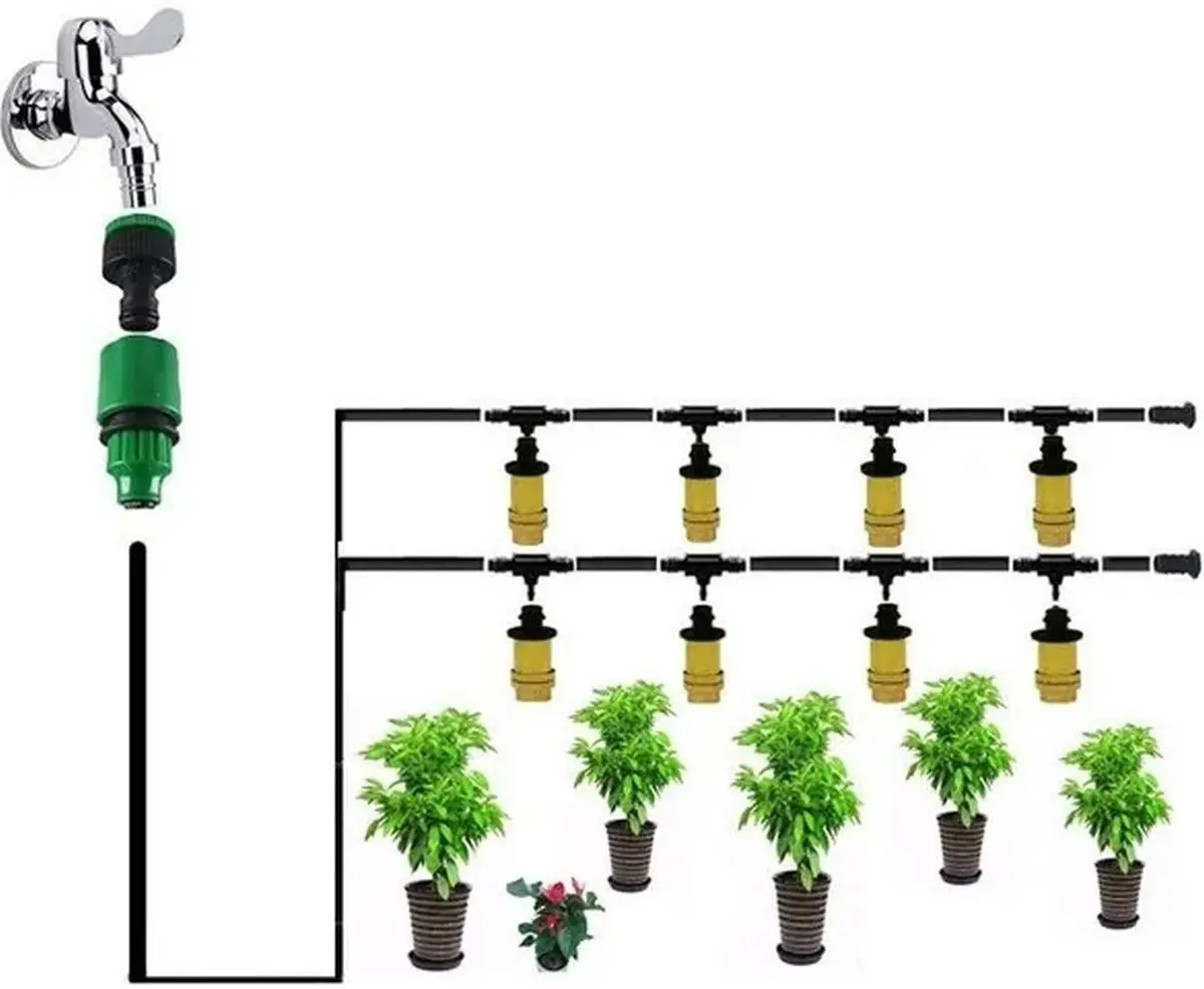 Водяная завеса для сада Saska Garden 1050157 10m (Black) - 10