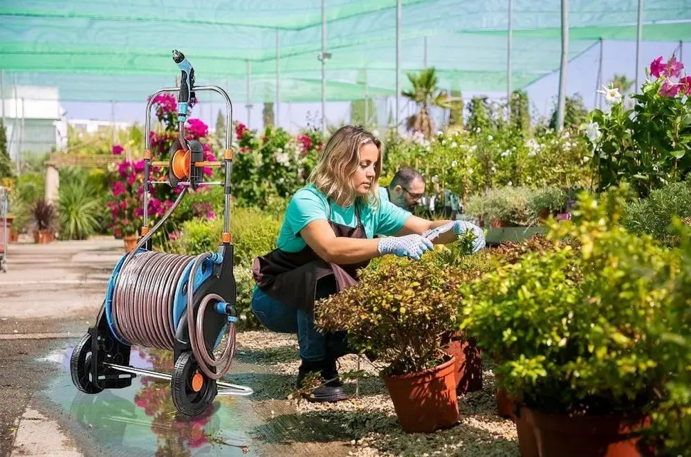 Tambur cu furtun Strend Pro ST.5020 1/2 50+2 m (Blue/Black)