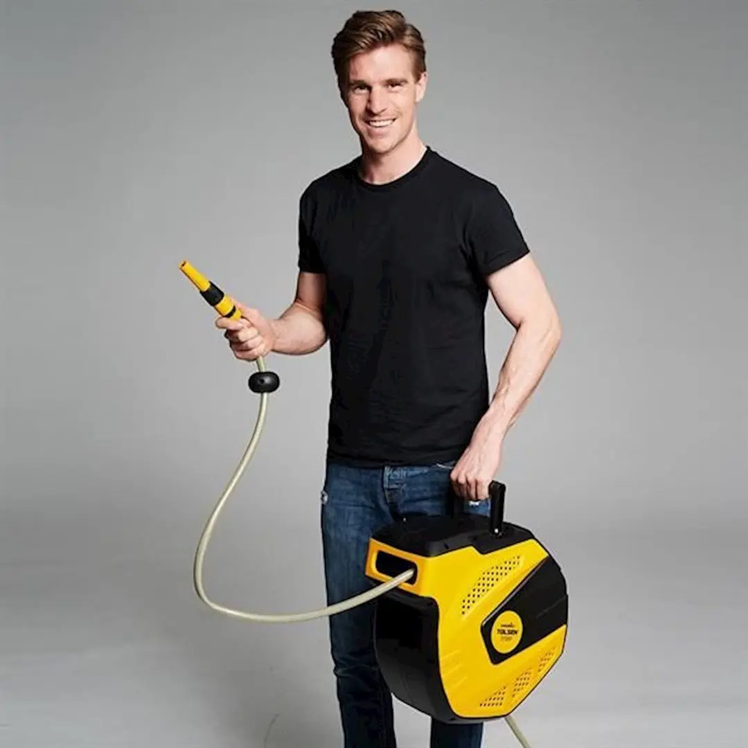 Катушка для шланга Tolsen 57261 15м (Black/Yellow) - 2
