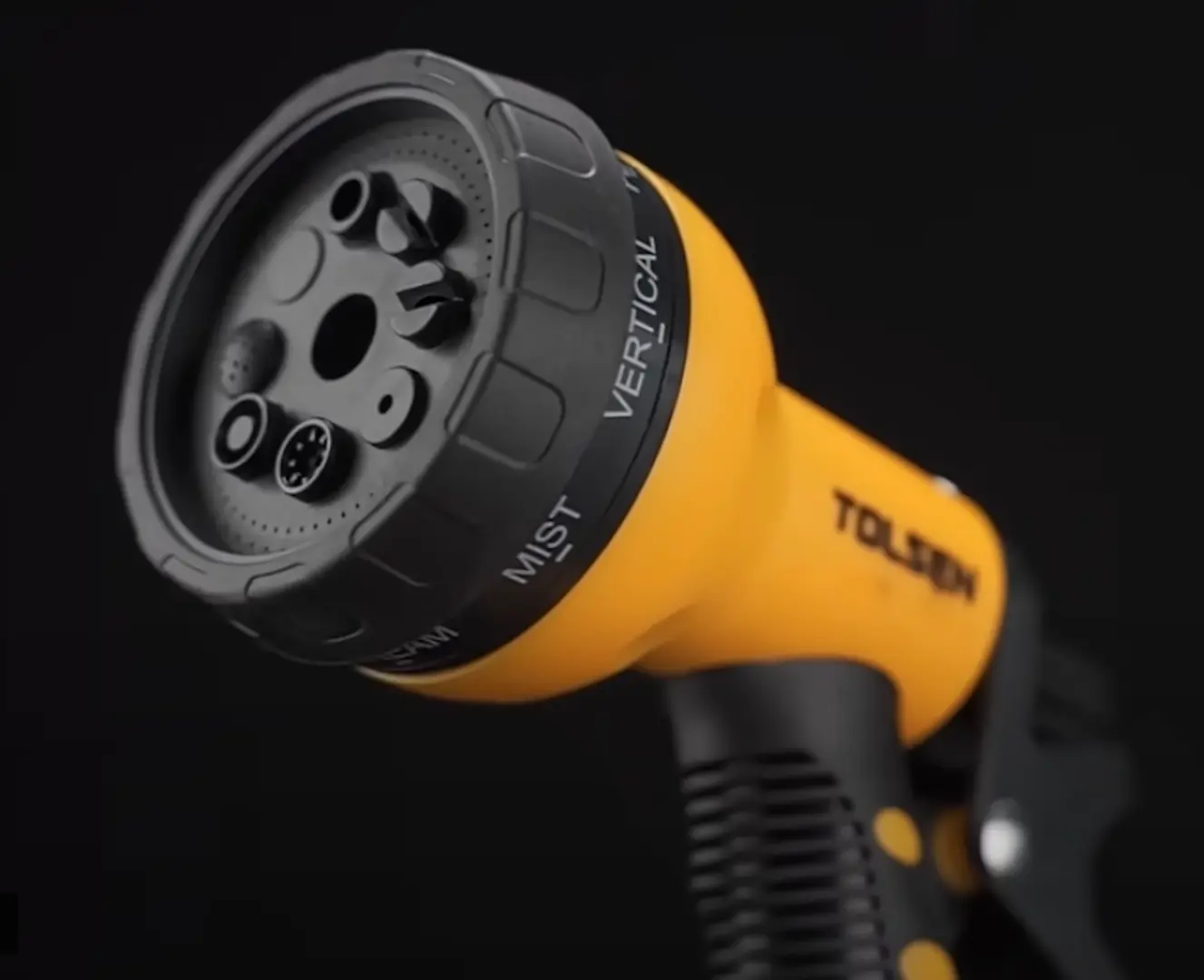 Furtun cu tambur Tolsen 57225 (Black/Yellow)