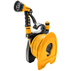 Furtun cu tambur Tolsen 57225 (Black/Yellow)