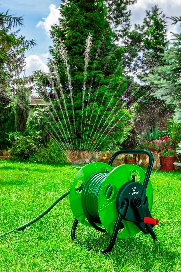 Катушка для шланга Verto 15G790 (Green)