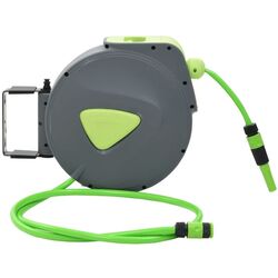 Tambur cu furtun VidaXL 143897 (Grey/Green) Thumb