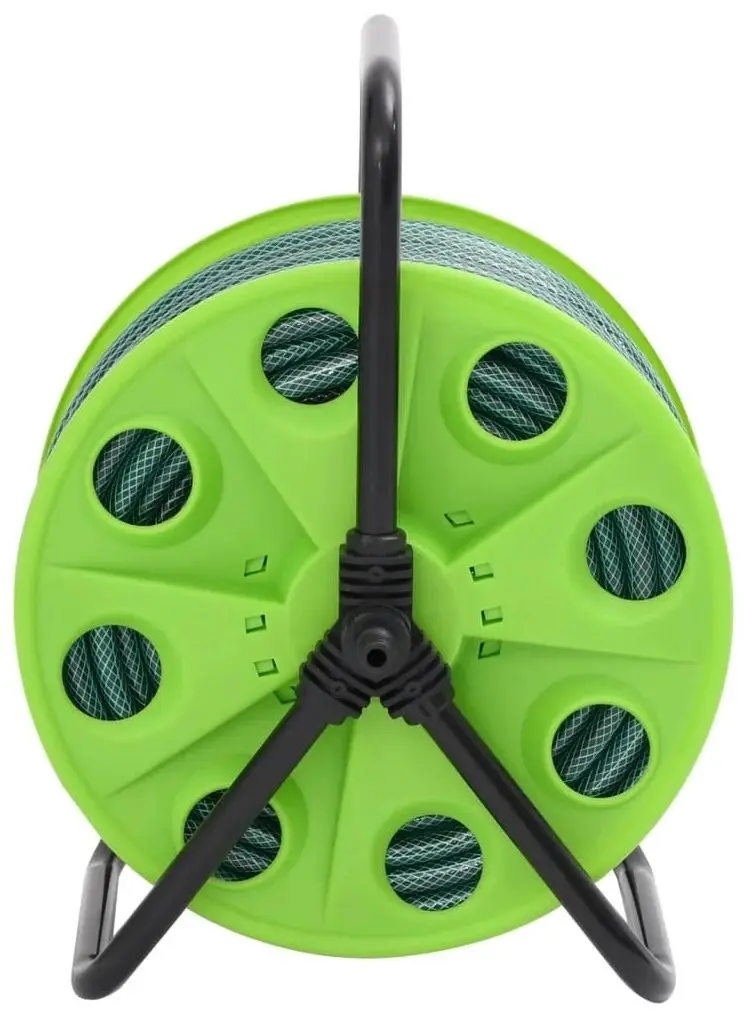 Tambur cu furtun VidaXL 3281520 (Green) - 3
