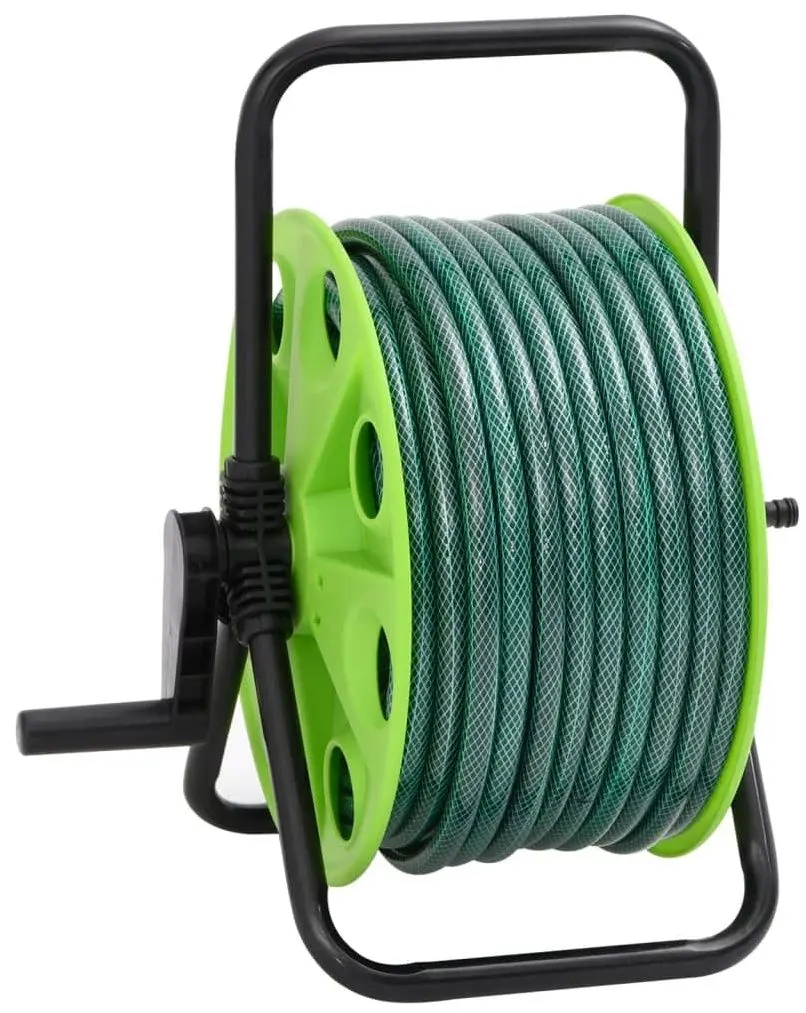 Tambur cu furtun VidaXL 3281520 (Green) - 4