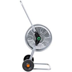 Carucior pentru furtun VidaXL 4005279 (Silver/Black) Thumb