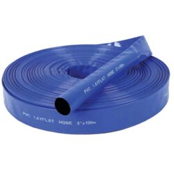 Плоский шланг для дренажа Villager 023717 100м (Blue)