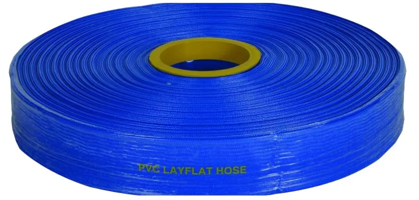 Плоский шланг для дренажа Villager 023718 100m (Blue)
