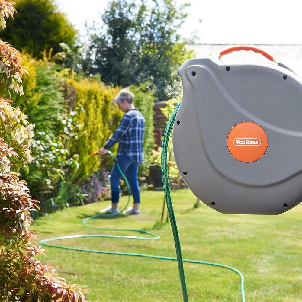 Tambur pentru furtun VonHaus 2515289 20m (Grey/Green) - 6