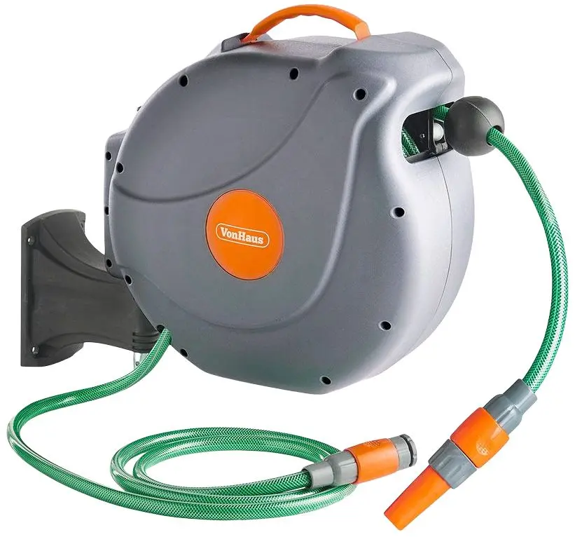 Tambur pentru furtun VonHaus 2515289 20m (Grey/Green)