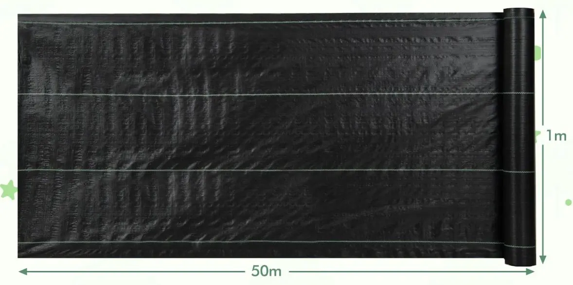 Агроткань от сорняков Costway GT4205 (Black)