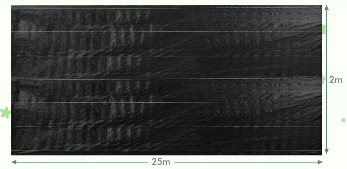 Агроткань от сорняков Costway GT4206 (Black)