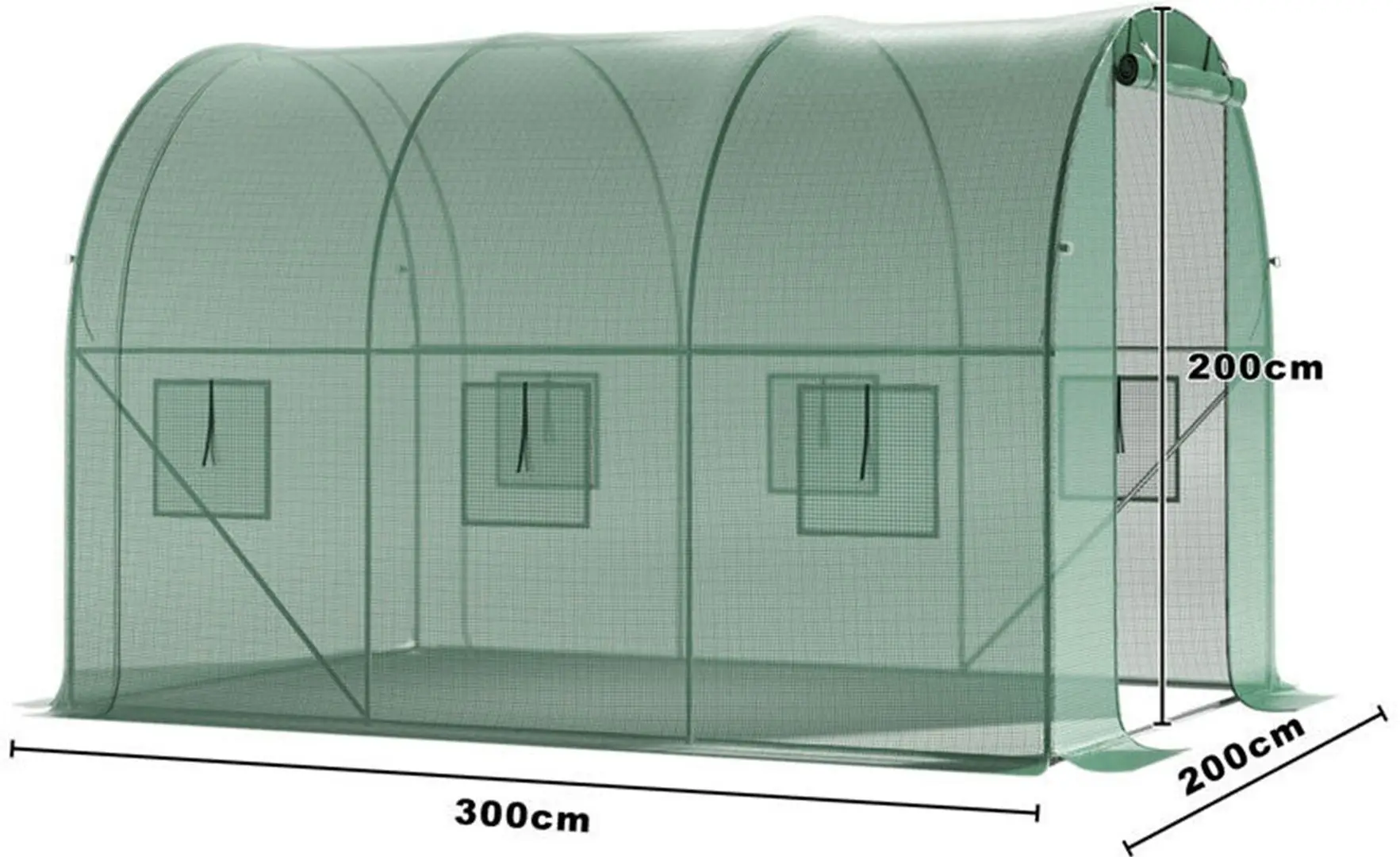Тепличная пленка Modern Home 5905817001217 2x3x2m (Green) - 9