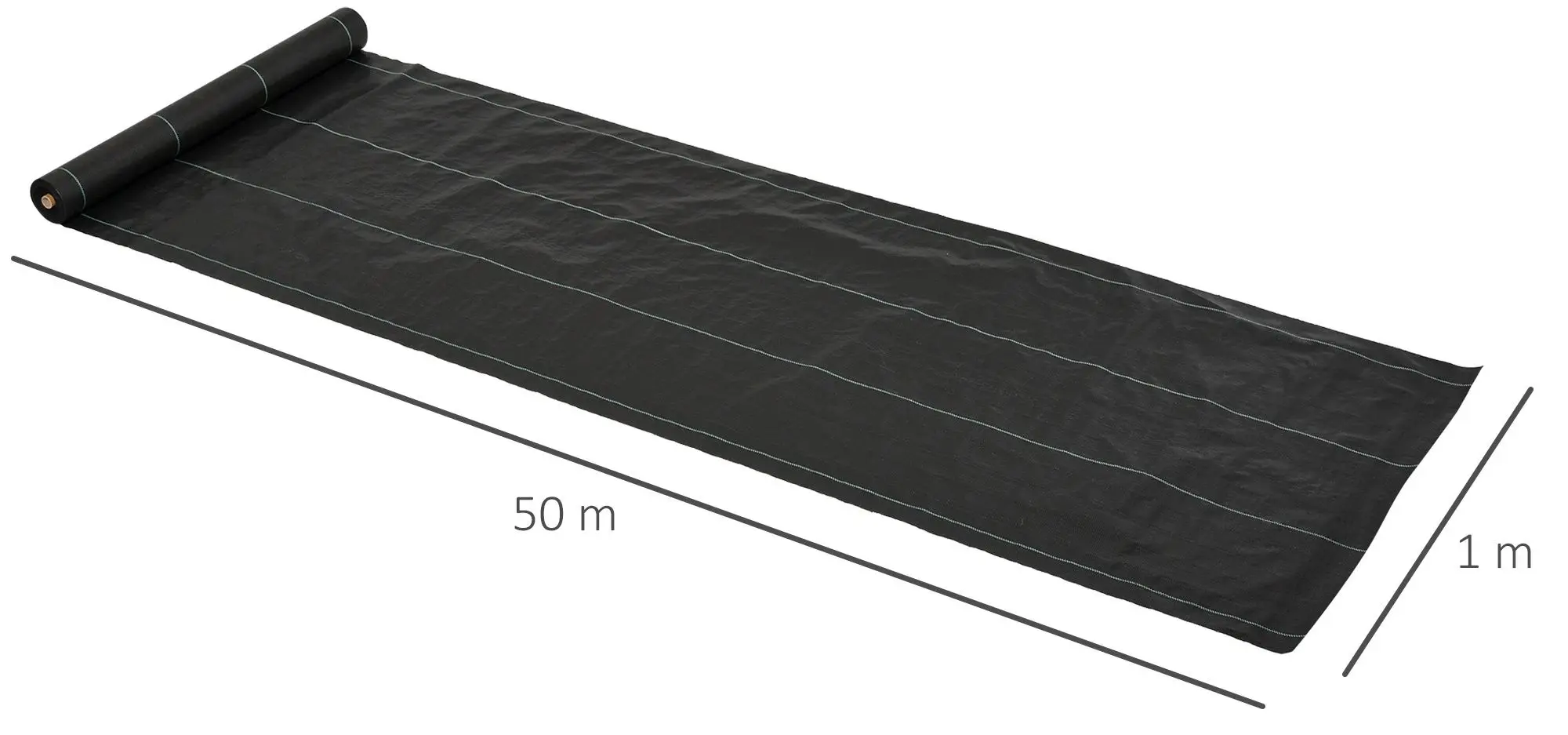 Pelicula pentru mulcire Outsunny 845-482V01 (Black)