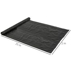 Ткань для мульчирования Outsunny 845-913 2x25m (Black) Thumb