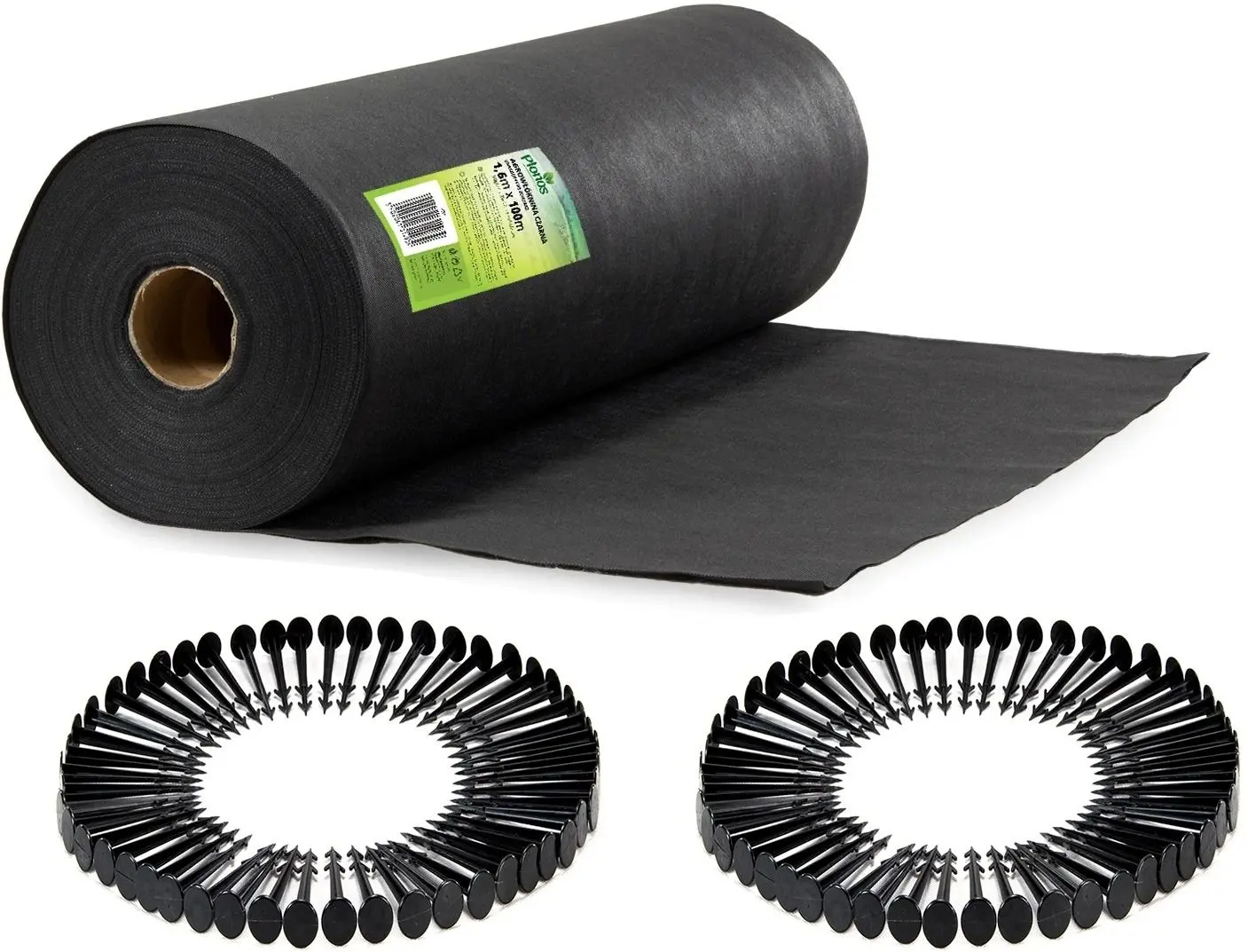 Агроволокно Plonos 50gr/m2 1.6x100m (Black) - 2