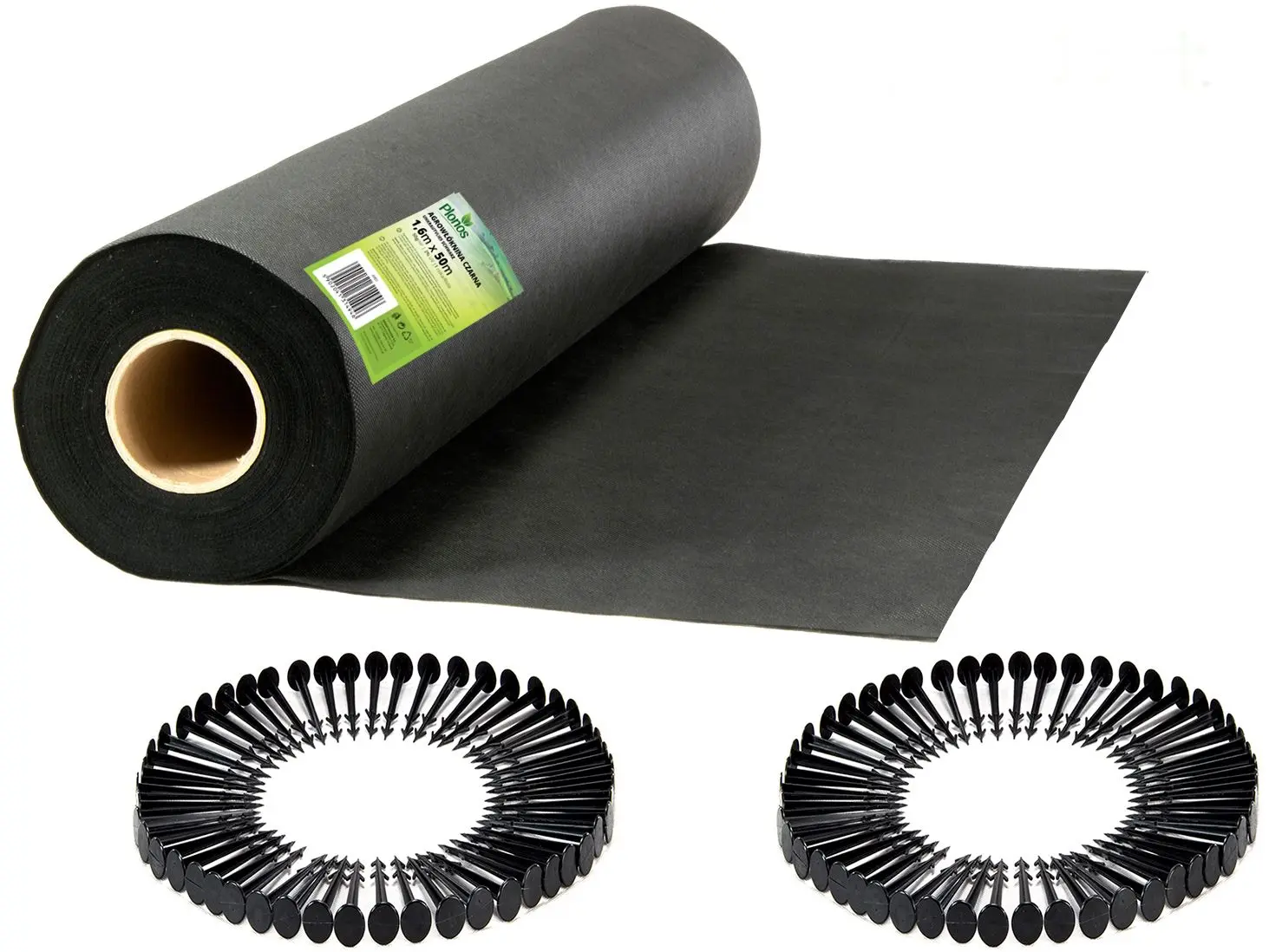 Мyльчиpyющaя плeнкa Plonos 4901 1.6x50m (Black)