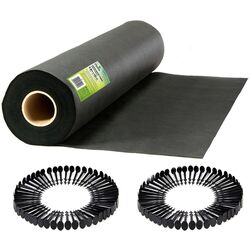 Мyльчиpyющaя плeнкa Plonos 490100 0.8x100m (Black)