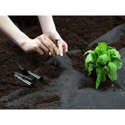 Мyльчиpyющaя плeнкa Plonos 490100 0.8x100m (Black) Thumb