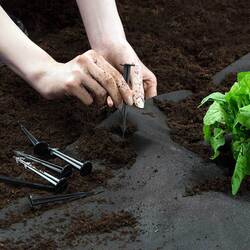 Мyльчиpyющaя плeнкa Plonos 4907 0.8х50m (Black) Thumb