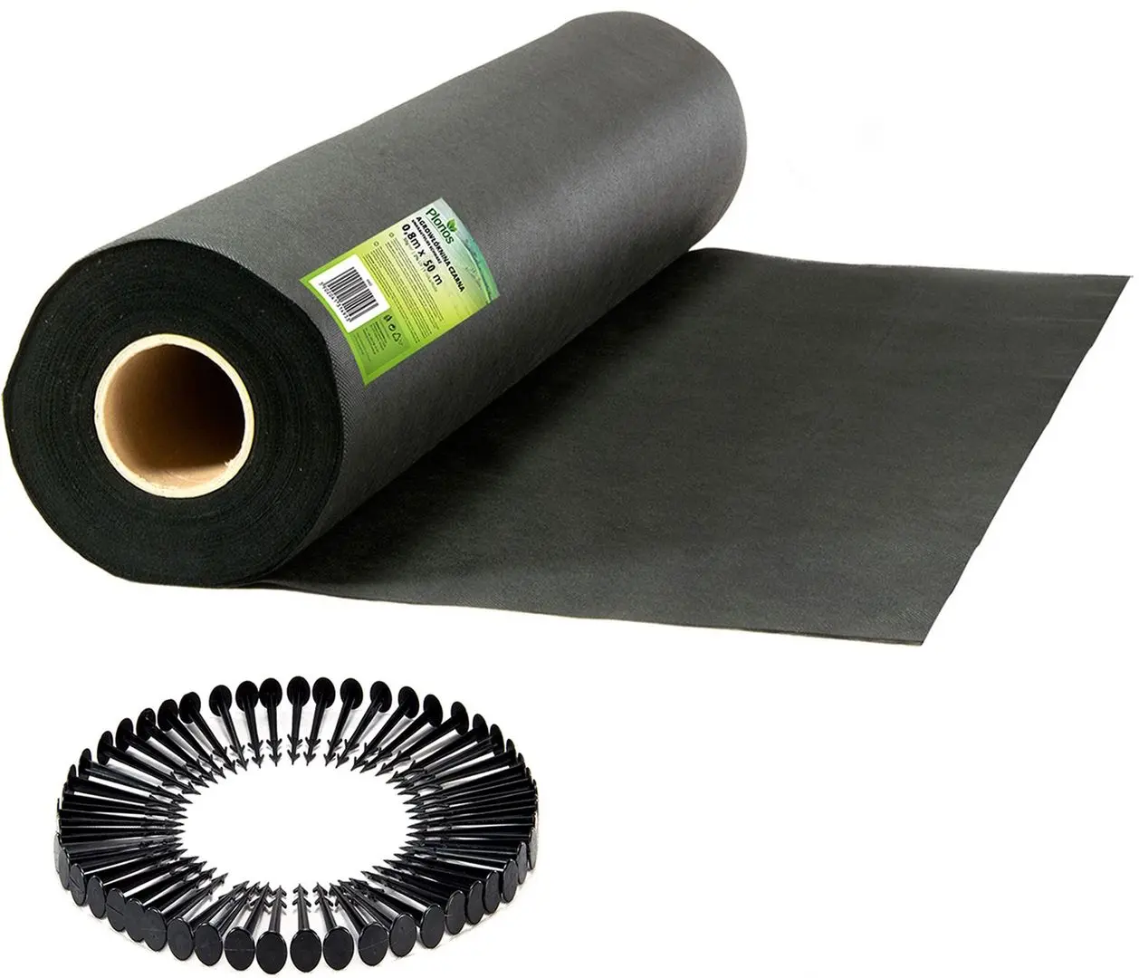 Мyльчиpyющaя плeнкa Plonos 4907 0.8х50m (Black)