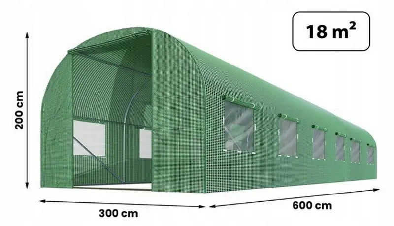 Тепличная пленка Plonos 4918-F 18m2 (Green) - 2