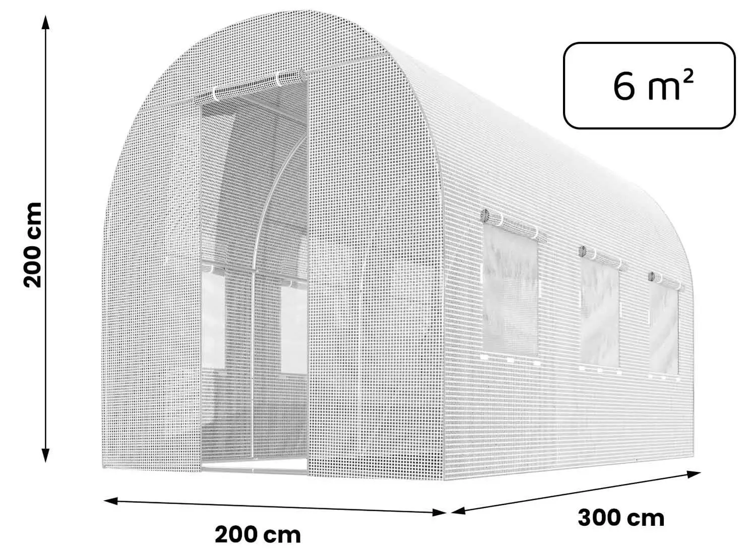 Тепличная пленка Plonos 4970-F 2x3m (White) - 3