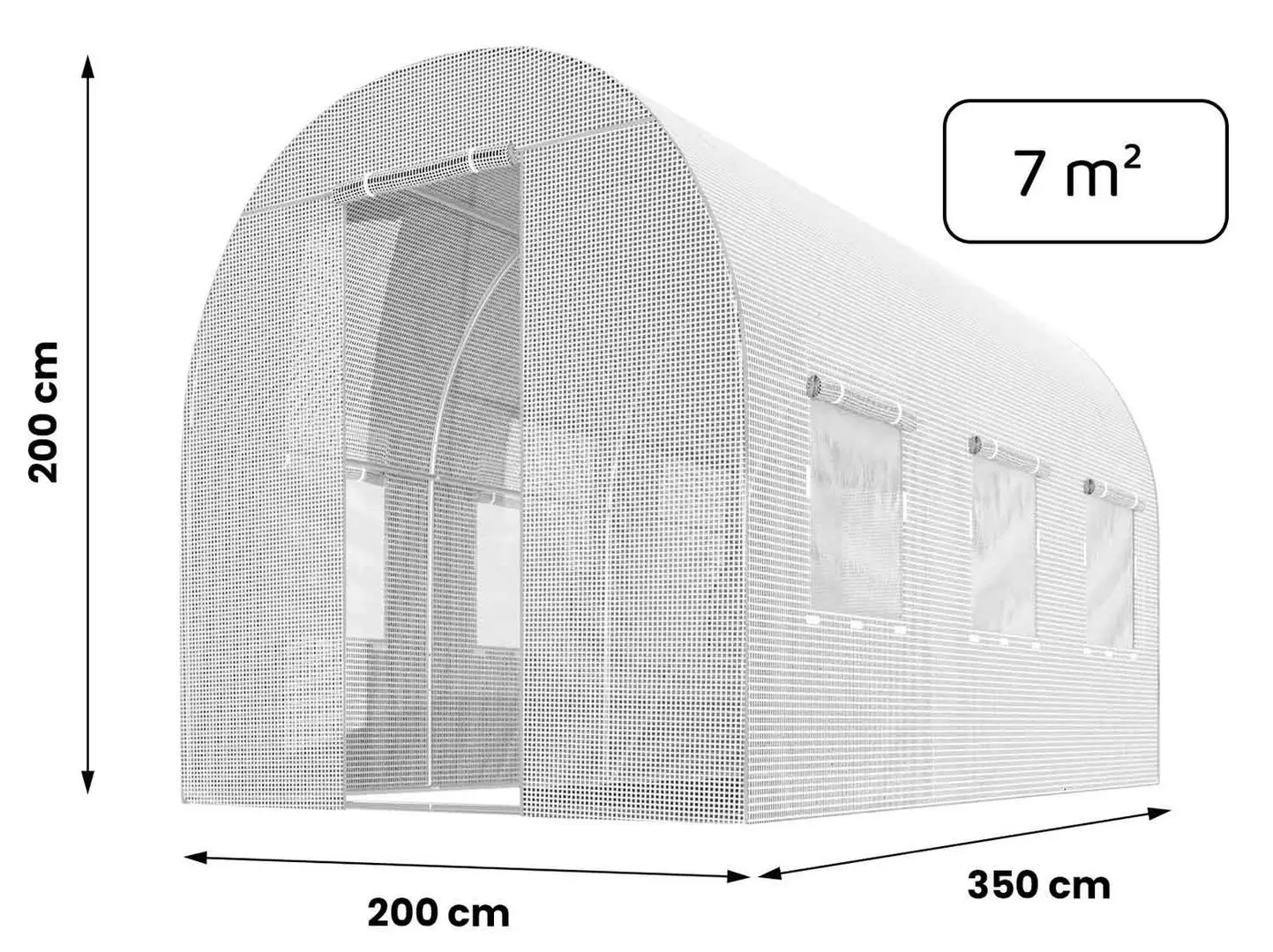 Тепличная пленка Plonos 4971-F 2x3.5m (White) - 4