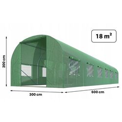 Тепличная пленка Plonos 4976-F 18m2 (Green) Thumb