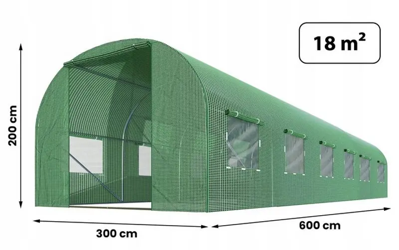 Тепличная пленка Plonos 4976-F 18m2 (Green) - 5