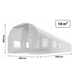 Тепличная пленка Plonos 4977-F 18m2 (White) Thumb