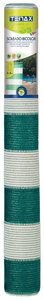 Plasa de umbrire Tenax Soleado PRO 90% 2x100 (Green/White) - 2