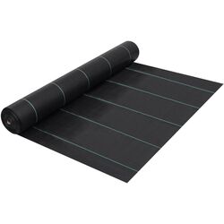 Panza pentru mulcire VidaXL 313061 1x50m (Black)