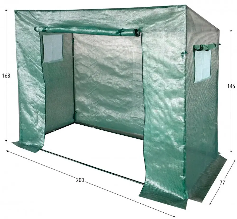 Садовая теплица 4iQ Group NAR000001 2x0.77x1.68m (Green)