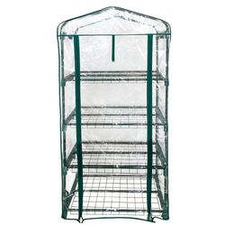 Sera de gradina 4iQ Group NAR000002 0.69x0.49x1.60m (Green/Transparent)