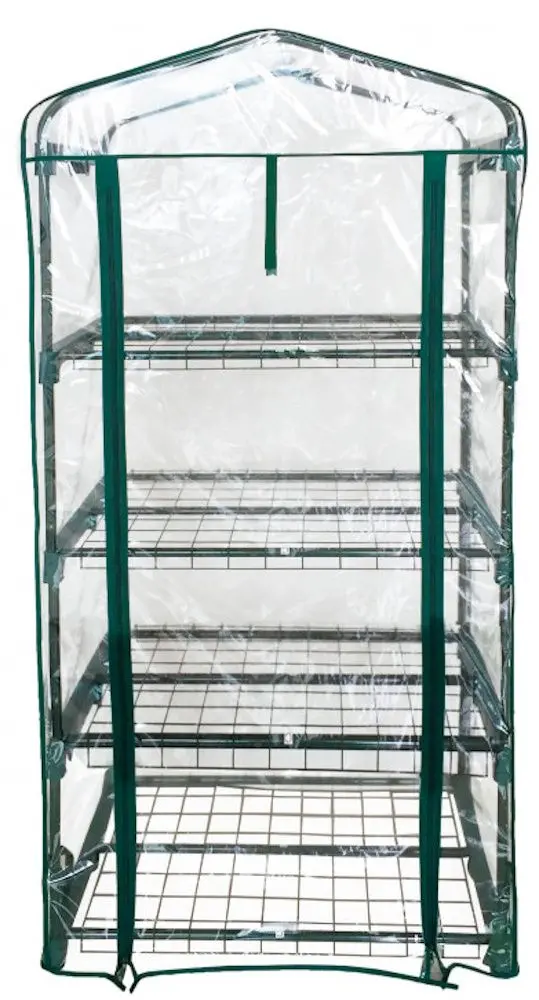Sera de gradina 4iQ Group NAR000002 0.69x0.49x1.60m (Green/Transparent)