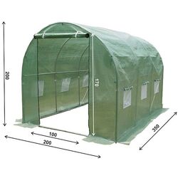 Sera de gradina 4iQ Group NAR000004 2x3.5m (Green) Thumb