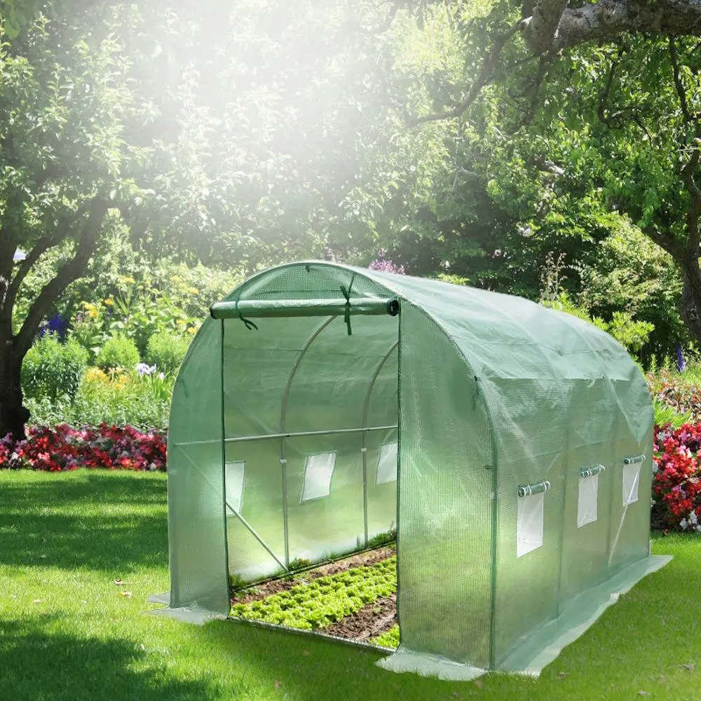 Sera de gradina 4iQ Group NAR000004 2x3.5m (Green) - 11