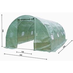 Sera de gradina 4iQ Group NAR000006 3x6m (Green) Thumb