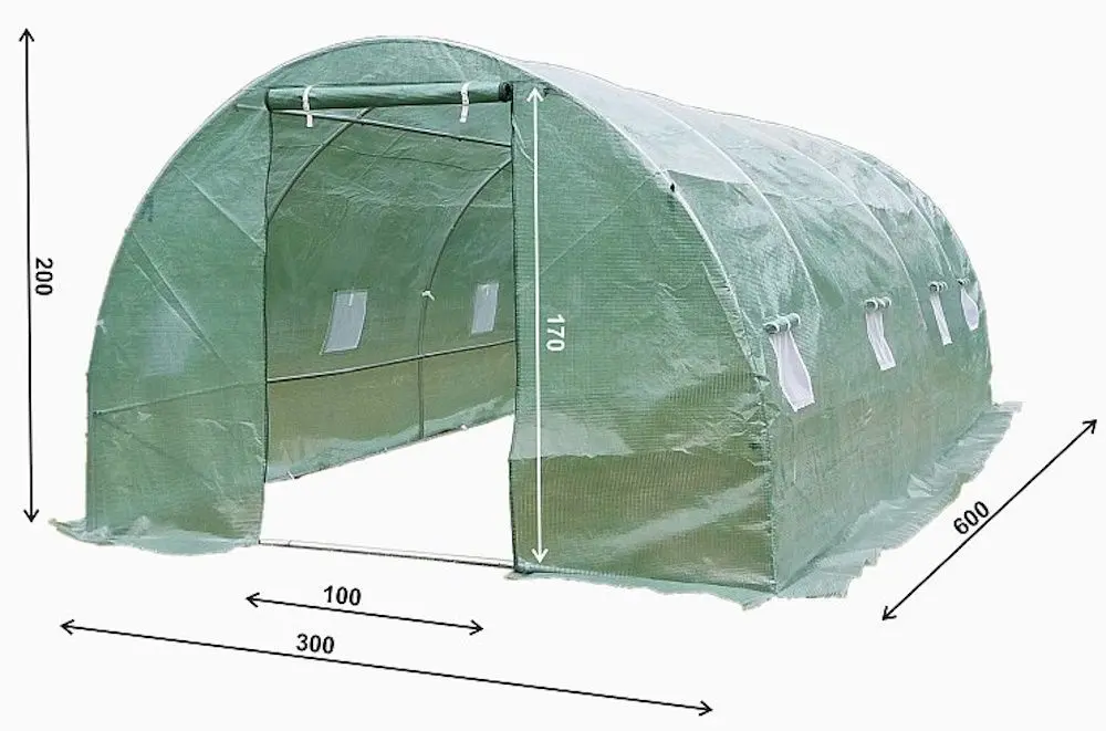 Sera de gradina 4iQ Group NAR000006 3x6m (Green) - 10