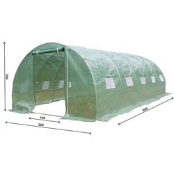 Sera de gradina 4iQ Group NAR000024 3x8m (Green) Thumb