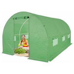 Sera de gradina 4iQ Group NAR000045 2x4.5m (Green) Thumb