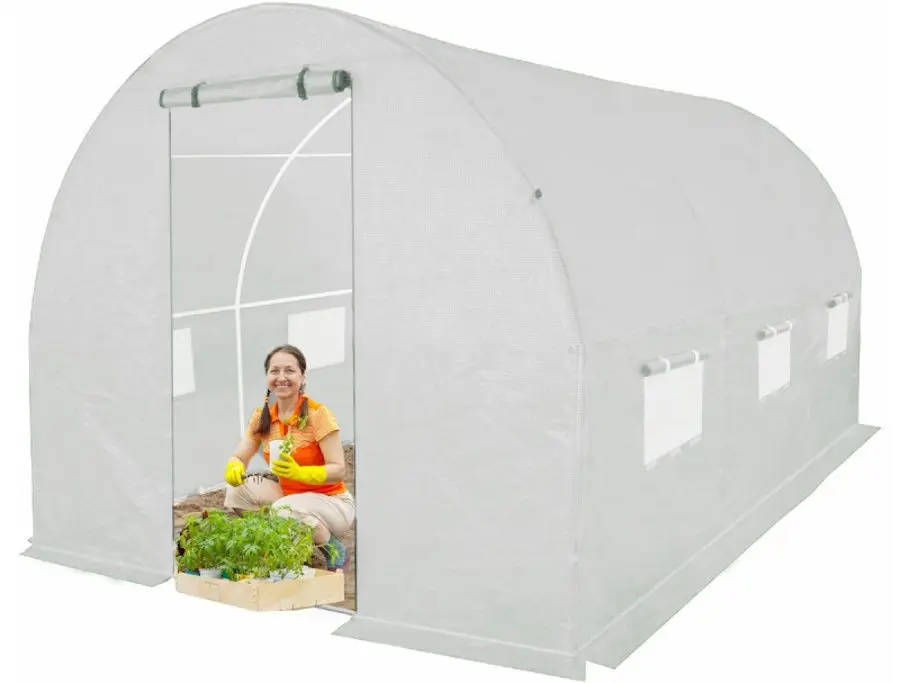 Sera de gradina 4iQ Group NAR000048 2x3.5m (White) - 7