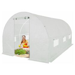 Sera de gradina 4iQ Group NAR000049 2x4.5m (White) Thumb