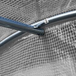 Sera de gradina 4iQ Group NAR000076 2x4.5m (Grey) Thumb