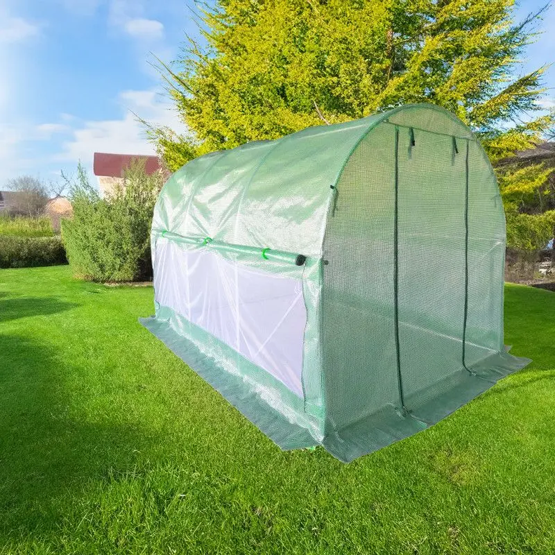 Sera de gradina 4iQ Group Z006193 2.5x4m (Green) - 4