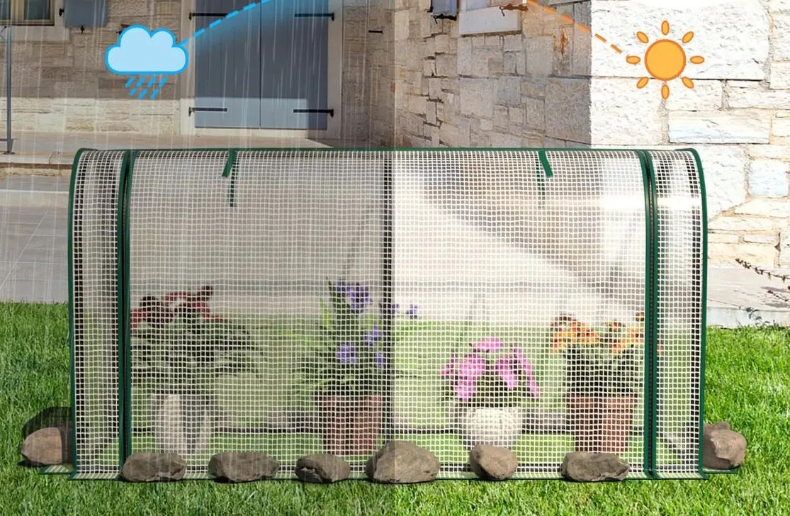 Садовая мини-теплица Costway GT4291WH (White)