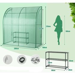 Sera de gradina Costway GT3958 (Green) Thumb