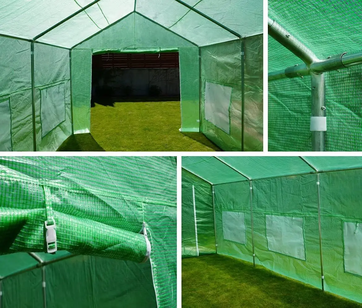 Садовая теплица Das Company Pro 10001591 4x4x3.15m (Green)